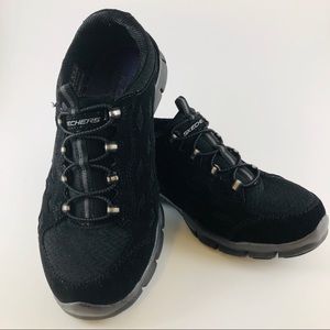 Skechers 8 Fit Air Cooled Memory Foam Shoes Black